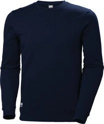 Helly Hansen Rundhalspullover Classic Dunkelblau/Blau