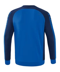 Erima Sweatshirt Six Wings Hellblau/Dunkelblau/Blau