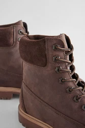 Next Lederstiefel zum Schnüren (1-tlg) 