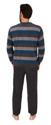 Normann Pyjama Herren Schlafanzug langarm 