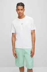 BOSS ORANGE T-Shirt TChup mit Rundhalsausschnitt Hellblau/Blau/Weiß