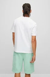 BOSS ORANGE T-Shirt TChup mit Rundhalsausschnitt Hellblau/Blau/Weiß