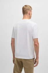 BOSS ORANGE T-Shirt TChup mit Rundhalsausschnitt Hellblau/Blau/Weiß