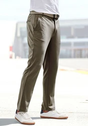 John Devin Stretch-Hose regular-fit Khaki/Braun/Grau/Beige