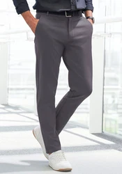 John Devin Stretch-Hose regular-fit Dunkelgrau/Hellgrau/Grau/Lila