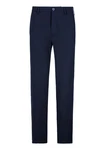 John Devin Stretch-Hose regular-fit Dunkelblau/Blau