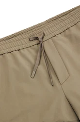 BOSS GREEN Chinohose T_Flex mit Tunnelzugbund grün