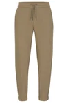 BOSS GREEN Chinohose T_Flex mit Tunnelzugbund grün