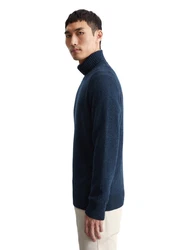 Marc O'Polo Rollkragenpullover Dunkelblau/Blau/Beige/Hellblau/Grau