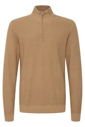 Blend Troyer Pullover Braun/Khaki/Beige