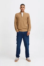 Blend Troyer Pullover Braun/Khaki/Beige