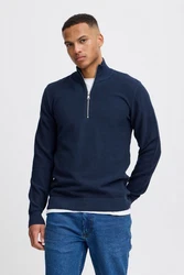 Blend Troyer Pullover Dunkelblau/Blau