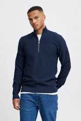 Blend Troyer Pullover Dunkelblau/Blau