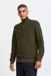 Blend Troyer Pullover Dunkelgrün/Khaki