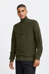 Blend Troyer Pullover Dunkelgrün/Khaki