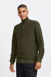 Blend Troyer Pullover Dunkelgrün/Khaki
