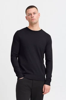 BLEND Pullover Rundhals Dunkelblau/Blau/Schwarz BLEND Pullover Rundhals Dunkelblau/Blau/Schwarz