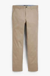 Next Chinohose Slim Fit Chinoshose (1) Khaki/Beige/Braun