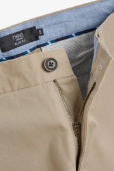 Next Chinohose Slim Fit Chinoshose (1) Khaki/Beige/Braun