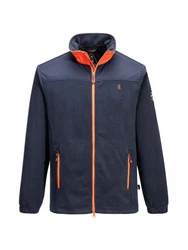 Wind sportswear Fleecejacke Grenada Dunkelblau/Rot/Hellblau