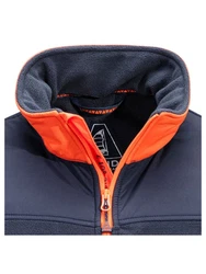 Wind sportswear Fleecejacke Grenada Dunkelblau/Rot/Hellblau