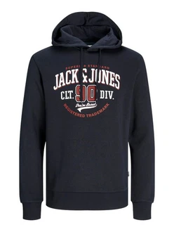 Jack & Jones Sweatshirt JJELOGO SWEAT HOOD 2 COL 24/25 NOOS