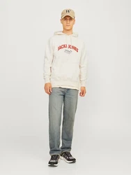 JACK & JONES Sweatshirt JORBRONX Khaki/Creme/Weiß/Orange/Gold/Hellblau/Beige