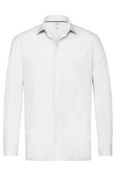 GREIFF Langarmhemd Greiff Corporate Hemd PREMIUM Herren OEKO TEX Regular Weiß