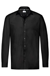 GREIFF Langarmhemd Greiff Corporate Hemd PREMIUM Herren OEKO TEX Regular Schwarz (41/42)