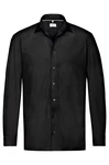 GREIFF Langarmhemd Greiff Corporate Hemd PREMIUM Herren OEKO TEX Regular Schwarz (41/42)