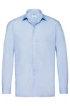 GREIFF Langarmhemd Greiff Corporate Hemd PREMIUM Herren OEKO TEX Regular Hellblau