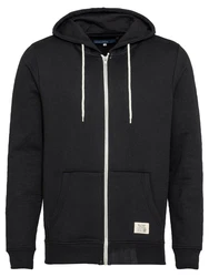 Blend Sweatjacke Noah schwarz/weiß
