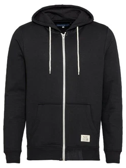 Blend Sweatjacke Noah schwarz/weiß