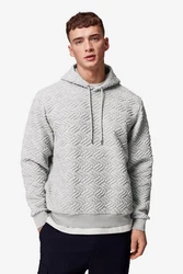 Next Kapuzensweatshirt Premium Hoodie mit Struktur Grau/Hellgrau/Silber