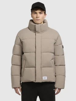 khujo Steppjacke DUNGH MATT Beige/Khaki/Braun