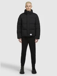 khujo Steppjacke DUNGH MATT Schwarz