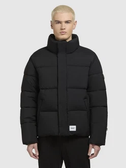 khujo Steppjacke DUNGH MATT Schwarz
