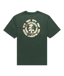 Element T-Shirt Herren Saturn Fiill Dunkelgrün/Grün