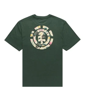 Element T-Shirt Herren Saturn Fiill Dunkelgrün/Grün