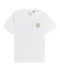 Element T-Shirt Herren Saturn Fiill Weiß/Rosa/Creme