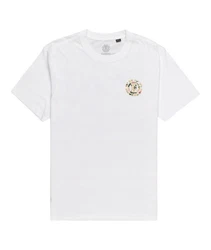 Element T-Shirt Herren Saturn Fiill Weiß/Rosa/Creme