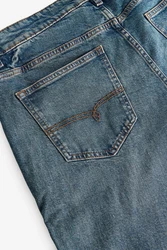 Next Straight-Jeans Authentic Straight Fit Blau/Hellblau