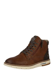 MUSTANG Stiefelette Schnürstiefelette Braun/Dunkelbraun