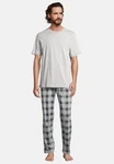 Schiesser Pyjama Night & Home Grau/Hellgrau