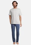 Schiesser Pyjama Night & Home Grau/Hellgrau