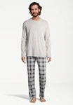 Schiesser Pyjama Night & Home Grau/Khaki
