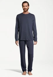 Pyjama Night & Home (Set, 2 tlg) Schlafanzug - Baumwolle - Atmungsaktiv - Hose mit seitlichen Taschen