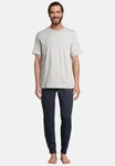 Schiesser Pyjama Night & Home Set Grau/Hellgrau/Dunkelblau/Khaki
