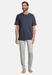 Pyjama Night & Home (Set, 2 tlg) Schlafanzug - Baumwolle - Atmungsaktiv - Hose mit seitlichen Taschen