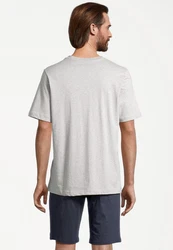 Schiesser Pyjama Night & Home Grau/Hellgrau/Khaki